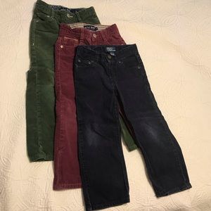Boys corduroys-Mini Boden and Polo, size 4